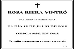 Rosa Riera Vintró